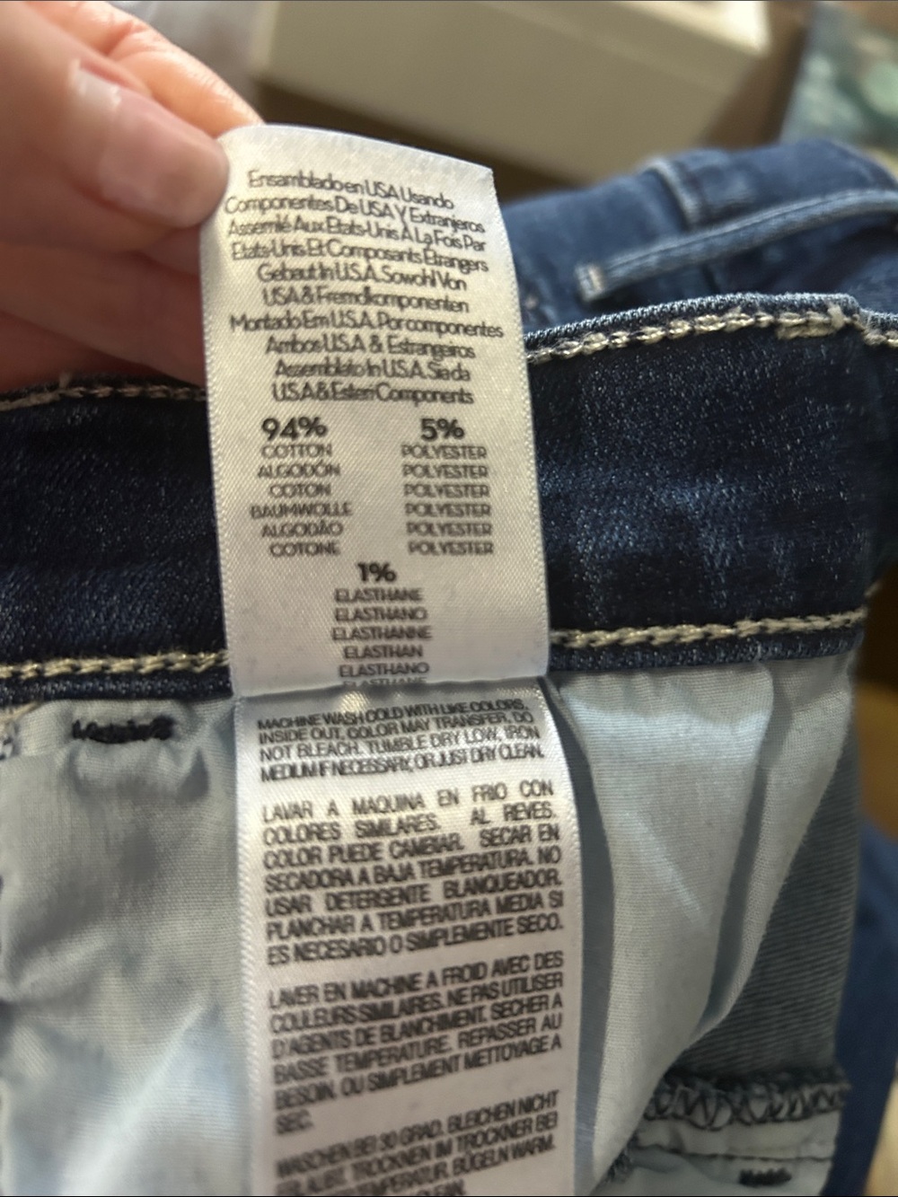 MOTHER The Hustler Ankle “Heirloom” Blue High-Rise Jeans - Picture 10 of 10